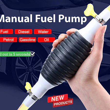 Manual Pressure Fuel Pump with 3ft Pipe