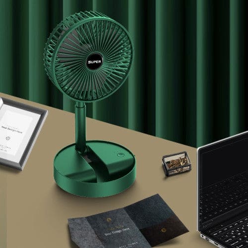Rechargeable Telescopic Stand Fan – Portable, Adjustable & Powerful Cooling