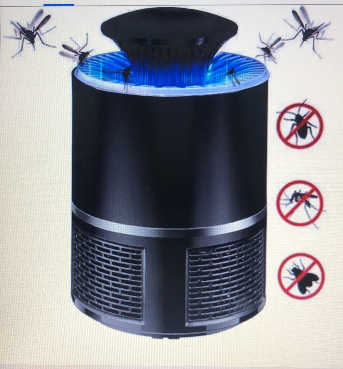 USB Mosquito Trap Lamp | UV LED Insect Killer with Suction Fan | Chemical-Free Fly & Bug Repellent
