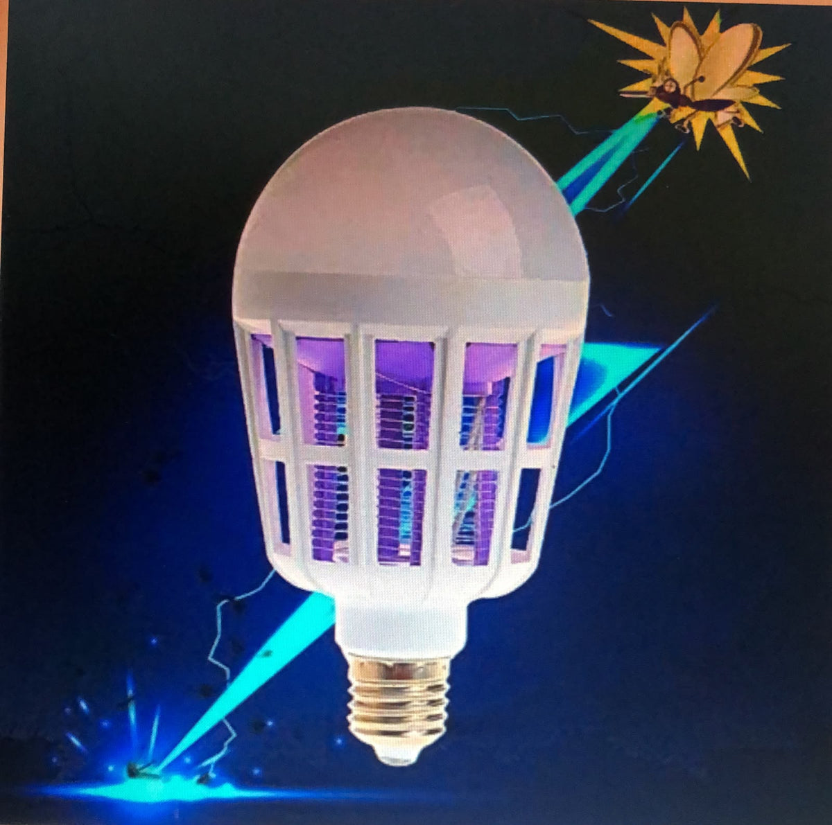 2-in-1 LED Mosquito Killer Bulb | 15W Insect Zapper Light | Silent, Odorless, Energy Saving