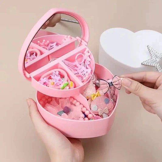 New Heart Shape Jewelry Storage Box
